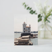 Lake Erie Lighthouse Briefkaart (Staand voorkant)