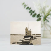 Lake Erie Lighthouse Briefkaart (Staand voorkant)