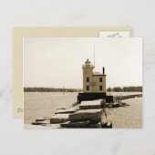 Lake Erie Lighthouse Briefkaart (Voorkant / Achterkant)
