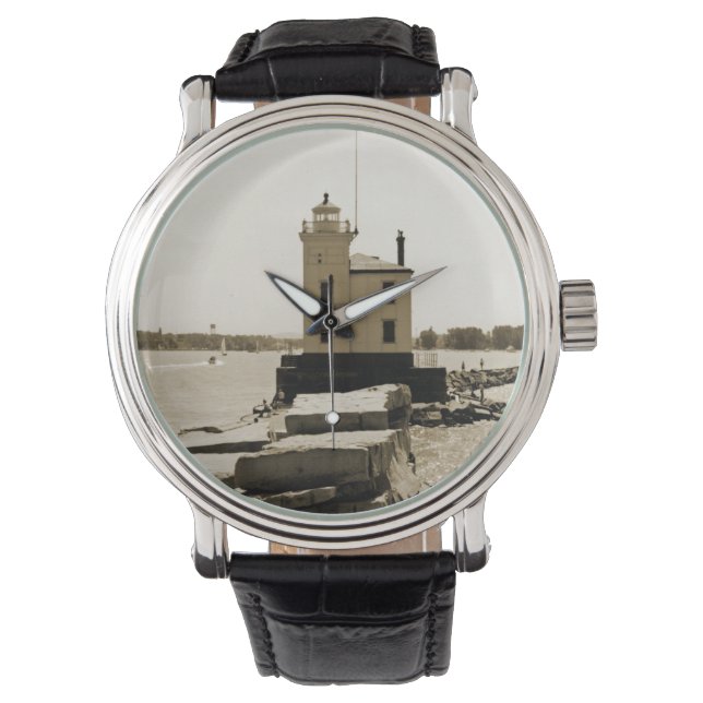Lake Erie Lighthouse Horloge (Voorkant)