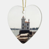 Lake Erie Lighthouse Keramisch Ornament (Links)