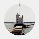 Lake Erie Lighthouse Keramisch Ornament (Voorkant)