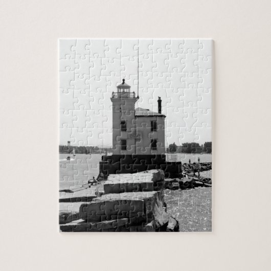 Lake Erie Lighthouse Legpuzzel (Verticaal)