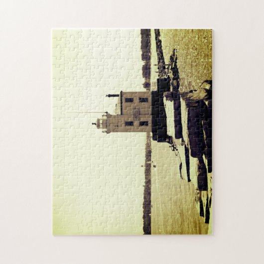 Lake Erie Lighthouse Legpuzzel (Verticaal)
