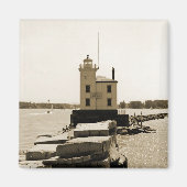 Lake Erie Lighthouse Magneet (Voorkant)