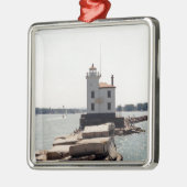 Lake Erie Lighthouse Metalen Ornament (Links)