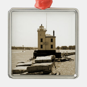Lake Erie Lighthouse Metalen Ornament