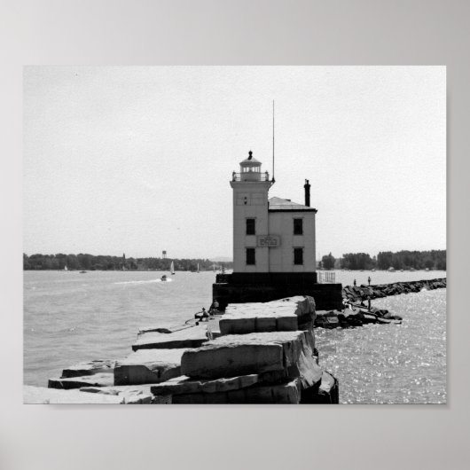Lake Erie Lighthouse Poster (Voorkant)