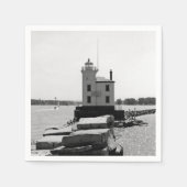 Lake Erie Lighthouse Servetten (Voorkant)