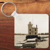 Lake Erie Lighthouse Sleutelhanger (Voorkant)