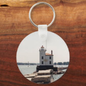Lake Erie Lighthouse Sleutelhanger (Voorkant)