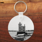 Lake Erie Lighthouse Sleutelhanger (Voorkant)