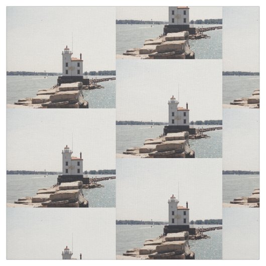 Lake Erie Lighthouse Stof (Swatch)