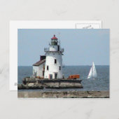 Lake Erie Lighthouse Summer Briefkaart (Voorkant / Achterkant)
