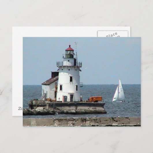 Lake Erie Lighthouse Summer Briefkaart (Voorkant / Achterkant)