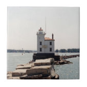 Lake Erie Lighthouse Tegeltje (Voorkant)