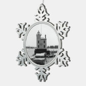Lake Erie Lighthouse Tin Sneeuwvlok Ornament (Rechts)
