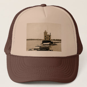 Lake Erie Lighthouse Trucker Pet