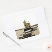 Lake Erie Lighthouse Vierkante Sticker (Envelop)