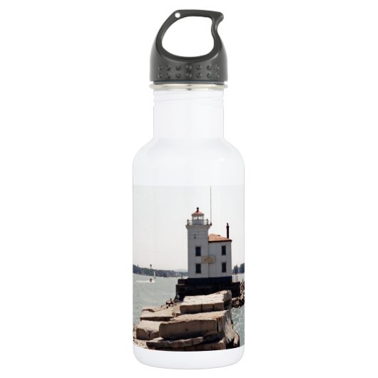 Lake Erie Lighthouse Waterfles (Voorkant)