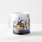 Lake Erie Lighthouses Koffiemok (Voorkant links)