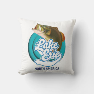 Lake Erie Noord-Amerika vislogo Kussen