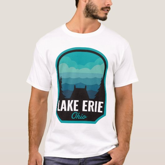 Lake Erie Ohio Summer T-shirt (Voorkant)