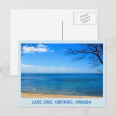 Lake Erie, Ontario, Canada, jjhelene Briefkaart (Voorkant / Achterkant)