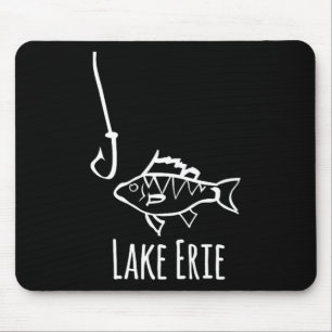 Lake Erie Pennsylvania Vissen Vis Haak Baars Forel Muismat