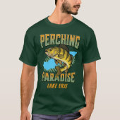Lake Erie Perch Fishing Paradise Perch Angler T-shirt (Voorkant)