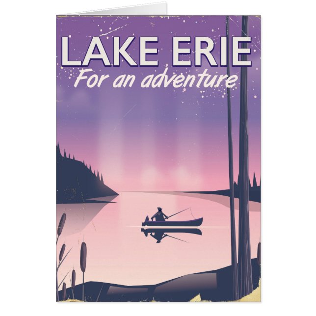 Lake Erie-reisposter (Voorkant)