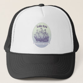 Lake Erie Sailing Ship Trucker Pet