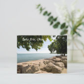 lake Erie Shore Postcard Briefkaart (Staand voorkant)