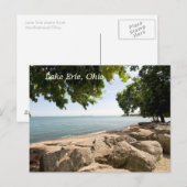 lake Erie Shore Postcard Briefkaart (Voorkant / Achterkant)