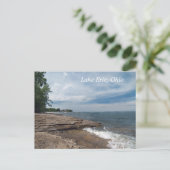 lake Erie Shore Postcard Briefkaart (Staand voorkant)