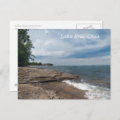 lake Erie Shore Postcard Briefkaart (Voorkant / Achterkant)