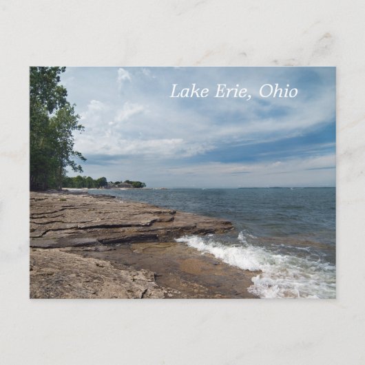 lake Erie Shore Postcard Briefkaart (Voorkant)