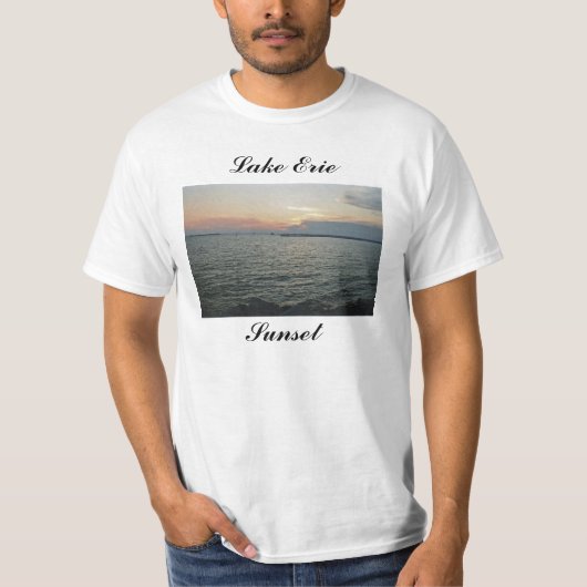 Lake Erie Sunset T-shirt (Voorkant)