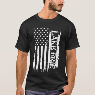 Lake Erie Verenigde Staten verontrust door Amerika T-shirt