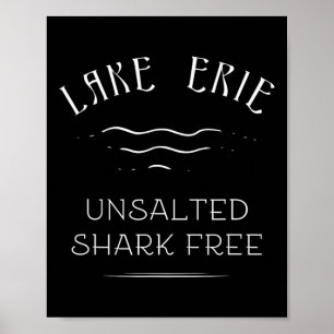 Lake Erie Vissen Vakantie Ontzout Haaien Gratis Gr Poster