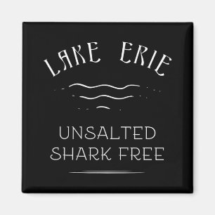 Lake Erie Vissen Vakantie Ontzouten Haaien Gratis Magneet