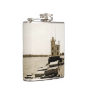 Lake Erie Vuurtoren Heupfles (Rechts)