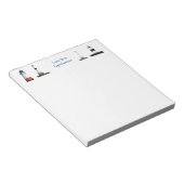 Lake Erie Vuurtorens notitieblok (Schuin)