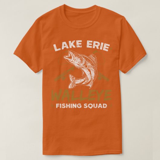 Lake Erie Walleye Vist squad T-shirt (Design voorkant)