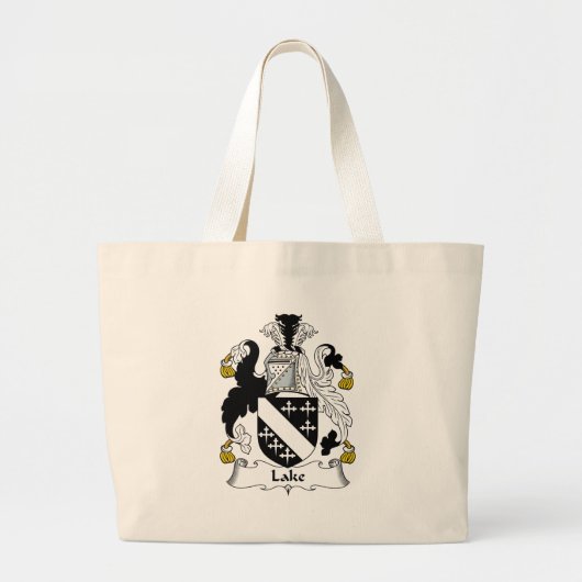 Lake Family Crest Grote Tote Bag (Voorkant)
