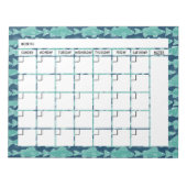 Lake Fish Calendar Notitieblok (Voorkant)