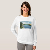 Lake Flower, Scarface Mt in Distance T-shirt (Voorkant volledig)