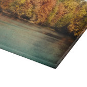 Lake Forest Bomen Monogram Glas Snijplank (Hoek)