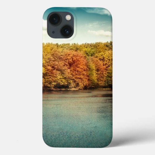 Lake Forest Bomen Water Monogram IPAD Case (Achterkant)