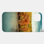 Lake Forest Bomen Water Monogram IPAD Case (Achterkant (horizontaal))